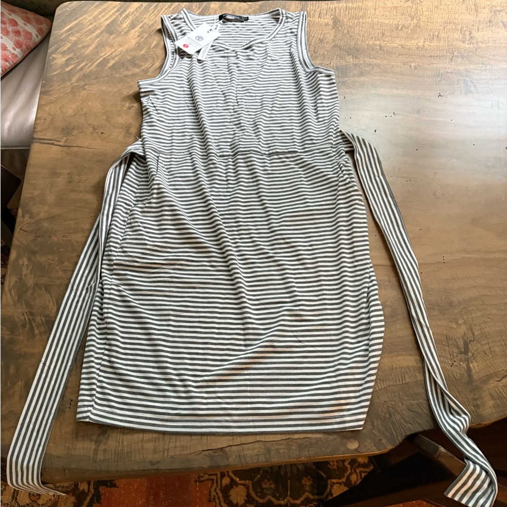 Striped Sleeveless Dress